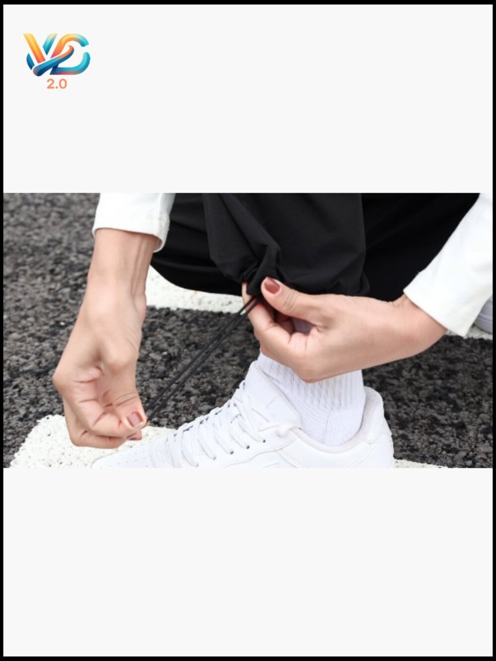 Cargo Pants Women Elastic Waist Parachute Hiking Pants Water-Resistant - Picture 6 of 6